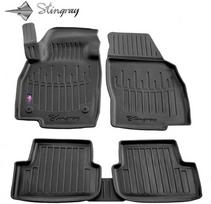 Stingray Guminiai 3D kilimėliai VOLKSWAGEN Polo VI nuo 2017m. 5 vnt. / juoda / 5024135 / paaukštintais kraštais