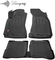 Stingray Guminiai 3D kilimėliai VOLKSWAGEN Passat B5 1997-2005m., 5 vnt. / juoda / 5024035 / paaukštintais kraštais