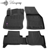 Stingray Guminiai 3D kilimėliai VOLKSWAGEN Tiguan II nuo 2016m. 5 vnt. / juoda / 5024115 / paaukštintais kraštais