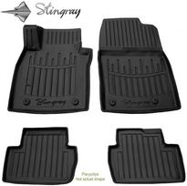 Stingray Guminiai 3D kilimėliai VOLKSWAGEN Touran II nuo 2015m. 4 pc. / juoda / 5024344 / paaukštintais kraštais