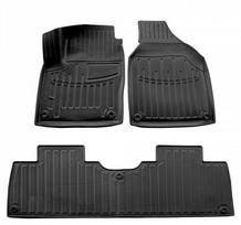 Stingray Guminiai 3D kilimėliai VOLKSWAGEN Sharan I 1995-2010m., 3 pc. / juoda / 5024373 / paaukštintais kraštais