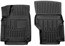 Stingray Guminiai 3D kilimėliai VOLKSWAGEN Amarok 2010-2022m., 2 pc. / juoda / 5024412 / paaukštintais kraštais