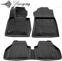 Stingray Guminiai 3D kilimėliai BMW X3 F25 2010-2017m., 5 vnt. / juoda / 5027055 / paaukštintais kraštais
