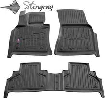 Stingray Guminiai 3D kilimėliai BMW X6 (F16) (2014-2019m.), 4 vnt. / juoda / 5027064 / paaukštintais kraštais