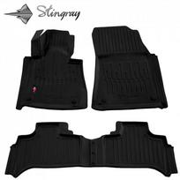 Stingray Guminiai 3D kilimėliai BMW X5 E53 1999-2006m., 4 vnt. / juoda / 5027024 / paaukštintais kraštais
