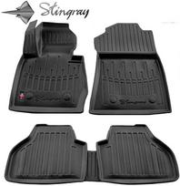 Stingray Guminiai 3D kilimėliai BMW X4 F26 2014-2018m., 5 vnt. / juoda / 5027055 / paaukštintais kraštais