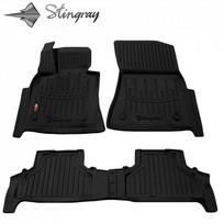 Stingray Guminiai 3D kilimėliai BMW X6 E71 2008-2014m., 4 vnt. / juoda / 5027034 / paaukštintais kraštais