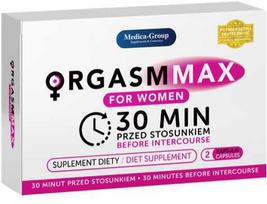 maca kapsules - Maisto papildas Medica-Group Orgasm Max For Women, 2 kapsulės - 1 nuotrauka