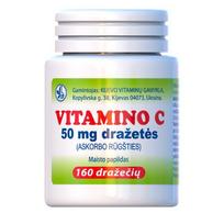 maisto papildas vitaminas c - Maisto papildas VITAMINO C, 160 dražetės - 1 nuotrauka