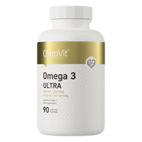 Maisto papildas OstroVit Omega 3 Ultra, 90 kapsulių