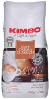 kavos pupeles crema - Kavos pupelės KIMBO Caffe Crema Classico 1kg - 1 nuotrauka