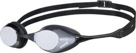 Veidrodiniai plaukimo akiniai Arena Cobra Swipe Mirror, sidabriniai-juodi