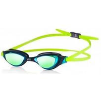Plaukimo akiniai AQUA-SPEED XENO MIRROR, geltoni/mėlyni