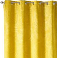 Naktinės užuolaidos Douceur Tropicaline, geltona, 140 cm x 240 cm