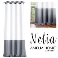 dienines uzuolaidos 250 - Dieninės užuolaidos AmeliaHome Nelia 38753, baltos/pilkos, 140 cm x 250 cm - 2 nuotrauka