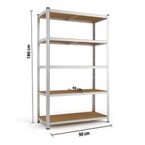 lentynos garazuo - Stelažas, garažo lentyna, mėlyna - 6 nuotrauka