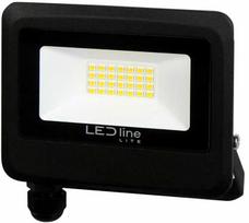 Lauko šviestuvas LED 20W neutraliai balta 230Vac, 2000lm, IP65, juodas, PHOTON, LED LINE