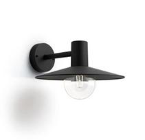 philips lauko sviestuvas - Sieninis lauko šviestuvas Philips Skua, juodas - 1 nuotrauka