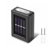 Lauko sieninis šviestuvas, juodas, integruotas 1 W LED šaltinis
