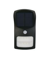 Lauko sieninis šviestuvas Searchlight Solar 67420BK-PIR, 1 vnt.