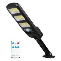 Lauko šviestuvas su saulės baterijom ir nuotolinio valdymo pultu LTC 3-LED COB 24W 1800 lm 1800mAh + RC