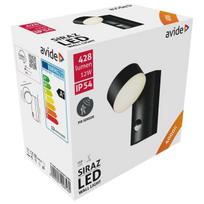 Lauko šviestuvas Avide sieninis Siraz LED 12W su judesio jutikliu NW IP54