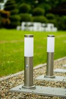 Lauko sodo šviestuvas E27 INOX PIPE 65cm su judesio jutikliu Lilium Lumiled