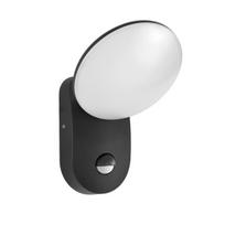 Sieninis lauko šviestuvas Italux Monti D-sensor OWL-6214-S-4K