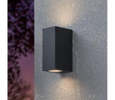 Eglo 900276 - LED sieninis lauko šviestuvas JABAGA 2xGU10/4,6W/230V IP44