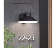 Eglo 900688 - LED sieninis lauko šviestuvas NINNARELLA 1xGU10/4,6W/230V IP44