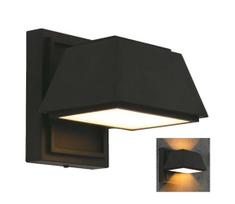 LED sieninis lauko šviestuvas LED/15W/230V IP65 4000K juoda