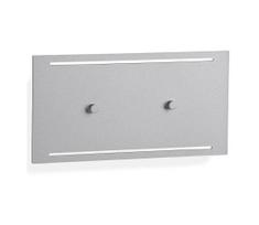 Telefunken 307804TF-LED sieninis lauko šviestuvas 2xLED/3,5W/230V IP44 sidabras