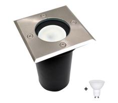 LED Lauko įvažiavimo šviestuvas 1xGU10/6W/230V IP44 matinis chromas