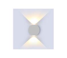 LED Lauko sieninis šviestuvas LED/6W/230V 3000K IP65 pilkas