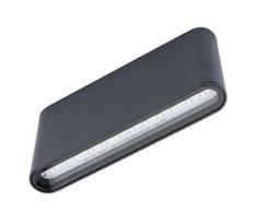 Lauko LED sieninis šviestuvas FLOW 2xLED/6W/230V IP54 juodas