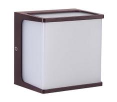 LED sieninis lauko šviestuvas LED/8W/230V IP65 4000K ruda