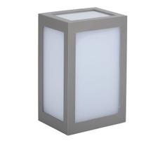 LED sieninis lauko šviestuvas LED/12W/230V 4000K IP65 pilka