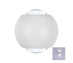LED sieninis lauko šviestuvas LED/2W/230V 3000K IP54 balta