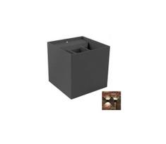 LED Sieninis lauko šviestuvas 2xLED/3W/230V IP54 antracitas