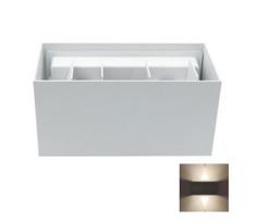 LED Sieninis lauko šviestuvas LED/12W/230V IP54 baltas