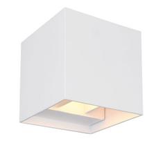 Globo 34168WS - LED sieninis lauko šviestuvas VERONIKA 2xLED/3W/230V IP44 balta
