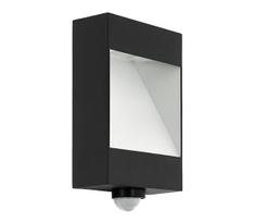 Eglo 98098 - Sieninis LED lauko šviestuvas su jutikliu MANFRIA LED/10W/230V