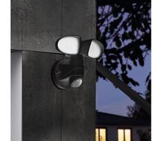 Eglo 98176 - LED lauko šviestuvas su jutikliu PAGINO 2xLED/7,5W/230V IP44