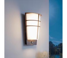 Eglo 96017 - LED sieninis lauko šviestuvas su jutikliu BREGANZO 1 2xLED/2,5W IP44