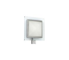 EGLO 88163 - Sieninis lauko šviestuvas su jutikliu PALI 1xE27/15W + 1xLED/1,28W