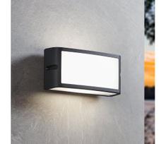 Eglo 900808- LED sieninis lauko šviestuvas CAMARDA LED/10,5W/230V antracitas IP54