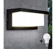 LED lauko šviestuvas Su Elektros lemputė su prietemos jutikliu NEELY 1xE27/9W/230V IP54