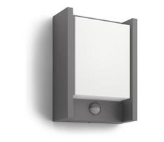 philips lauko sviestuvas - Philips 16461/93/P3 - LED lauko šviestuvas su jutikliu ARBOUR 1xLED/6W IP44 - 1 nuotrauka