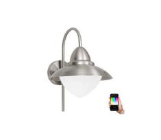 Eglo 33583 - LED RGBW Lauko sieninis šviestuvas SIDNEY 1xE27/9W/230V IP44