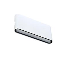 Ecolite ZFP12-BI - LED sieninis lauko šviestuvas BRICK 2xLED/6W/230V IP65 balta